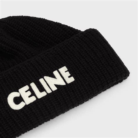 CELINE BEANIE IN RIBBED WOOL 